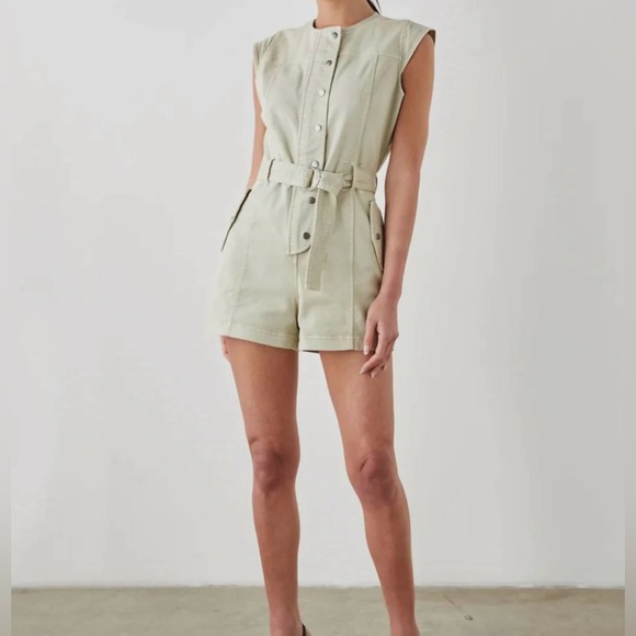 Rails Bessie Romper In Sage Dust Size S - Picture 2 of 6